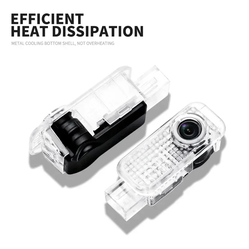 2 шт. лампы приветствия двери автомобиля светодиодные проектора украшения для Audi