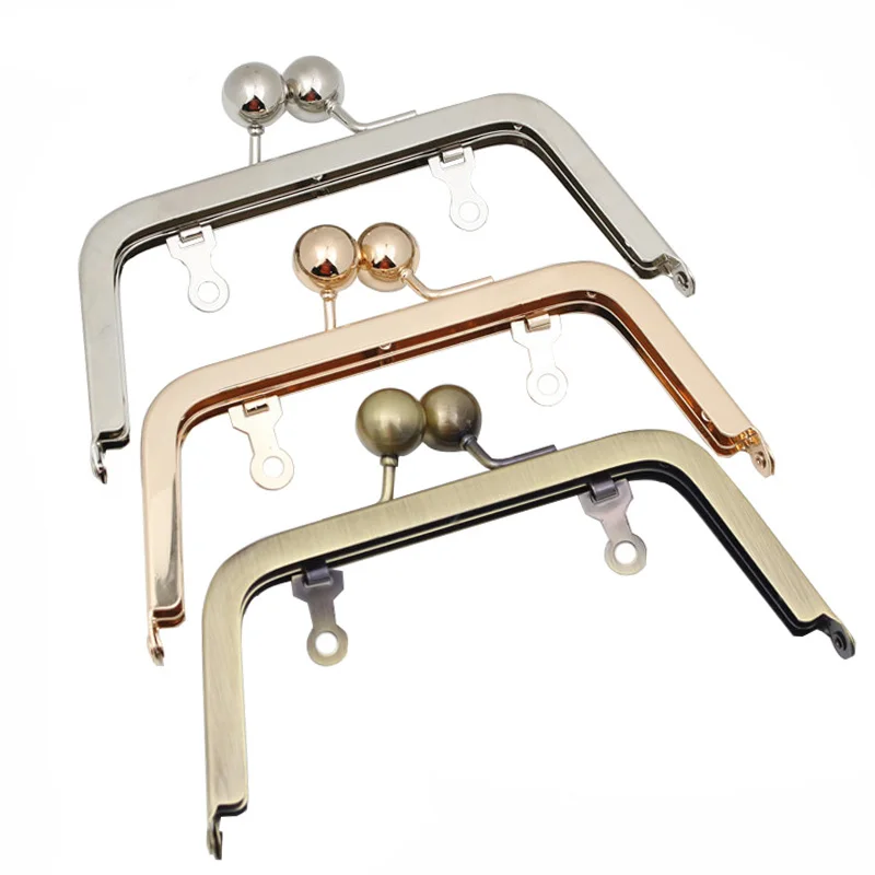 2022 Wallet Closure Metal Wallet Frame Trapezoid DOY New Screw For Wallet Kiss Lock Handle Ladies Shoulder Bag Frame Accessories