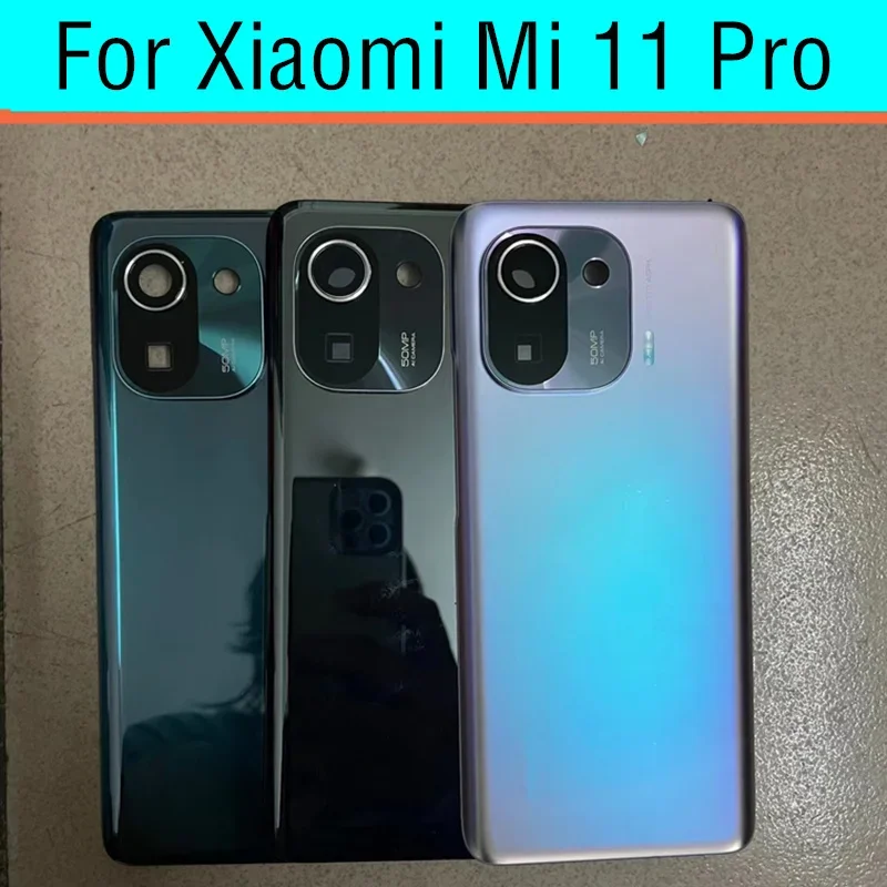 6 81 &quotдля Xiaomi Mi 11 Pro M2102K1AC задняя крышка батарейного отсека заднее стекло корпуса