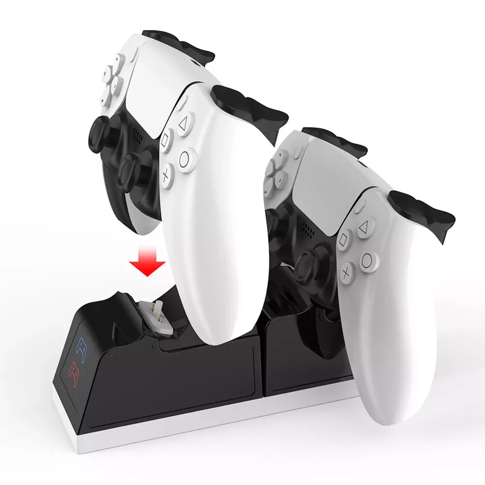 

Fast Charging Station Dual Charging Dock Charger Stand for Sony PS 5 Wireless Game Controller