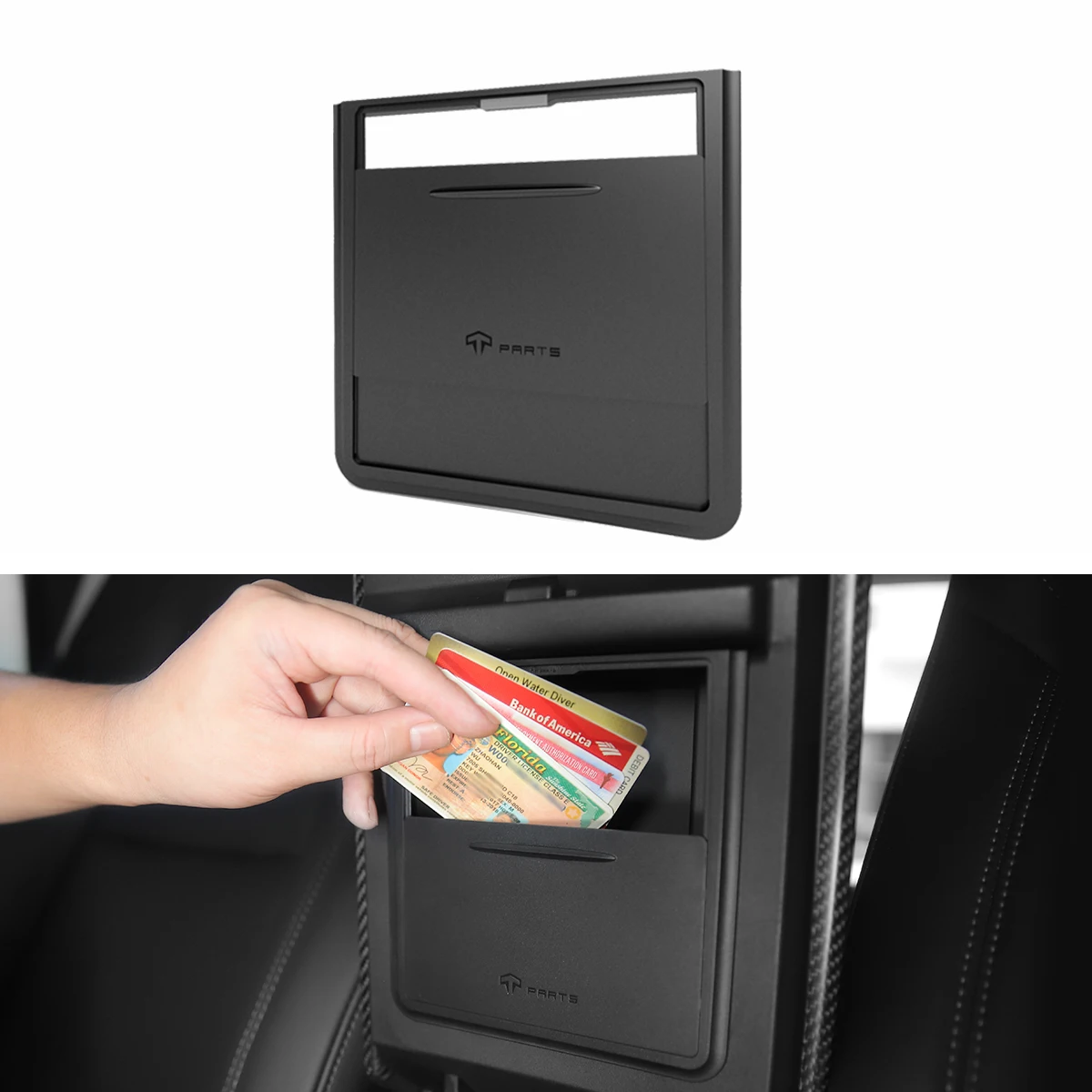 

TPARTS Tesla модель 3 2022 модель Y аксессуары 2021 центральный консоль Органайзер подлокотник скрытый ящик для хранения ABS