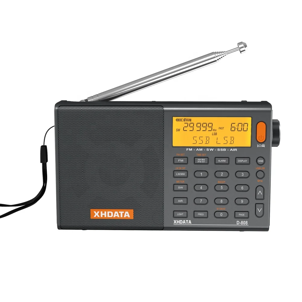 

Hot selling product XHDATA D-808 Radio High Quality With Built-in speakers Portable Radio for family or Work