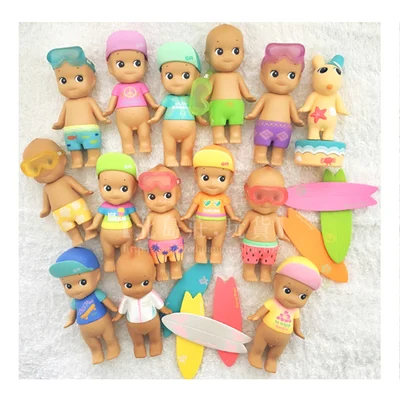 

Sonny Angle Blind Box Summer Vacation Series Mini Figure Surfboard Summer Beach Cute Doll Decorative Collectible Girls Gift Toy