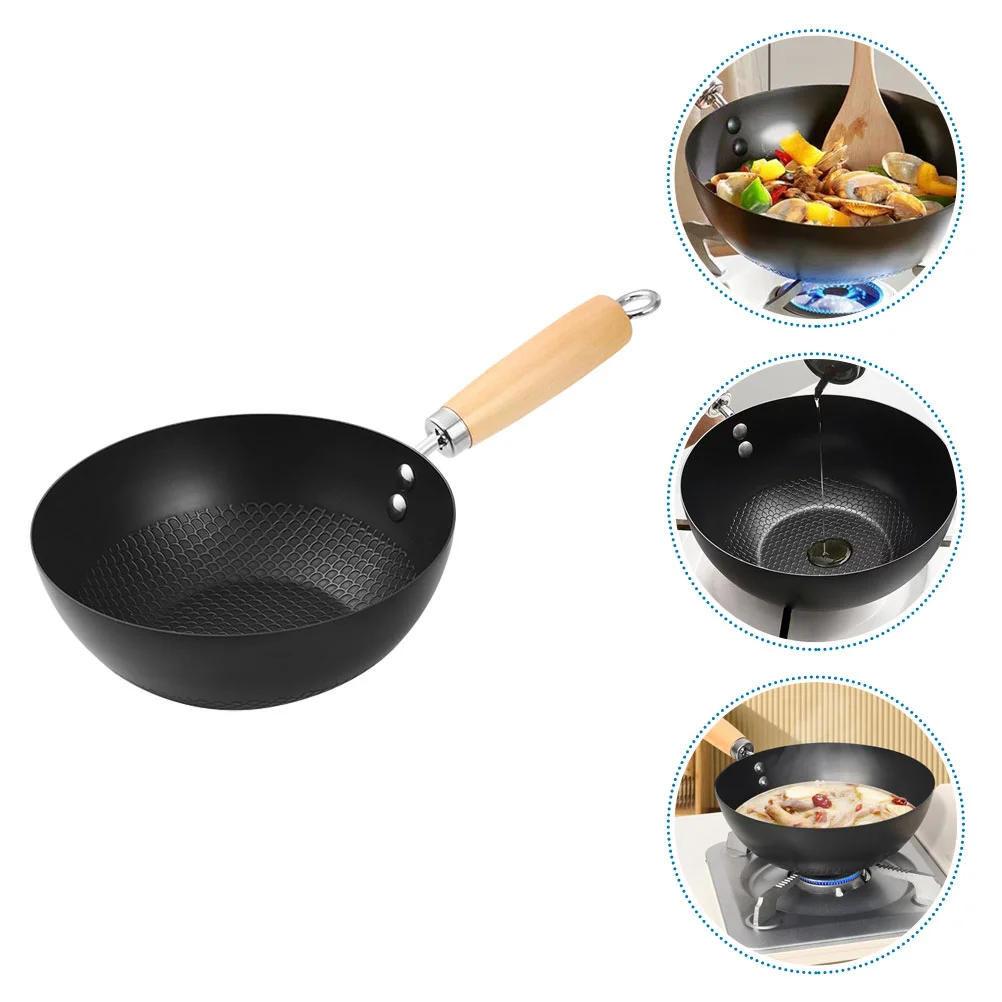 

Nonstick Frying Pan Cooking Pan Skillet Traditional Iron Wok Frying Pan