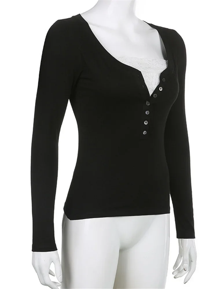 Женская блузка в стиле гранж Y2K