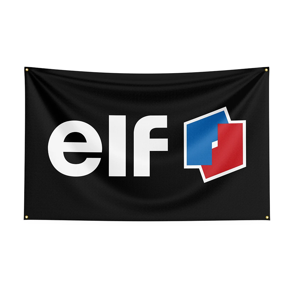 

90x150cm ELFs Flag Polyester Printed Racing Car Banner For Decor1