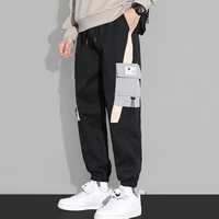 spring new casual working pants mens spring and autumn japanese style hong kong style skinny mens trousers cropped pants multi