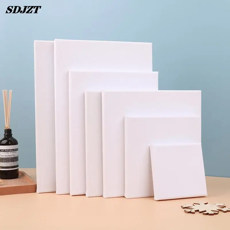 

Hot sale 1Piece White Blank Square Artist Canvas For Canvas Oil Painting,Wooden Board Frame For Primed Oil Acrylic Paint