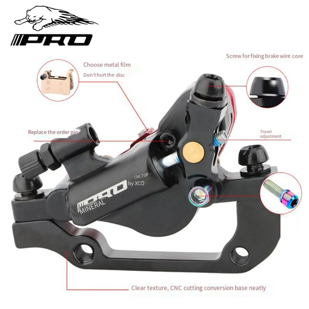 

Bicycle front/rear mechanical bicycle brakes mountain bike road calipers double brake high-strength aluminum alloy bicycle parts