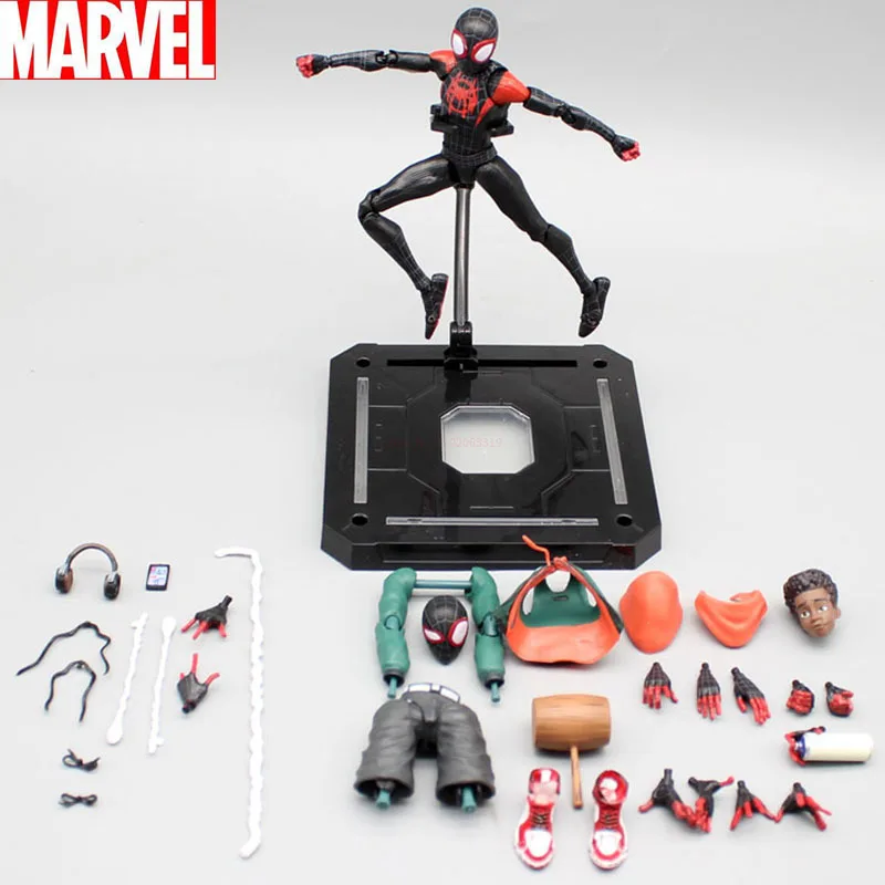 

Marvel Legends Sentinel Sv Action Spider-Man Into The Spider-Verse Miles Morales Peni Parker Action Figure Toys Joint Doll Gifts