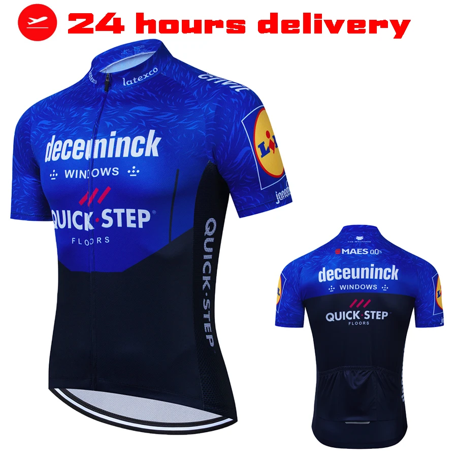 

Deceuninck Men Cycling Jersey Maillot Bike Shirt Downhill Jersey High Quality Pro Team Tricota Mountain Bicycle Clothing