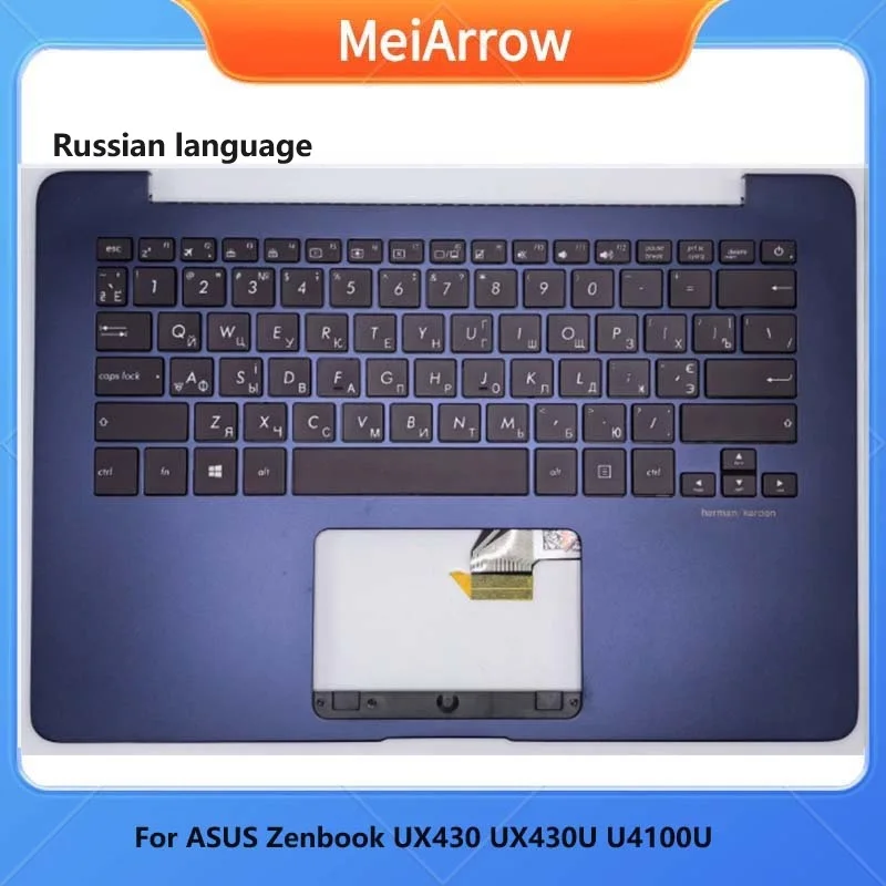 MEIARROW New/org для ASUS ZenBooK UX430 UX430U UX430UA UX430UQ U4100U упор рук RU русская клавиатура верхняя