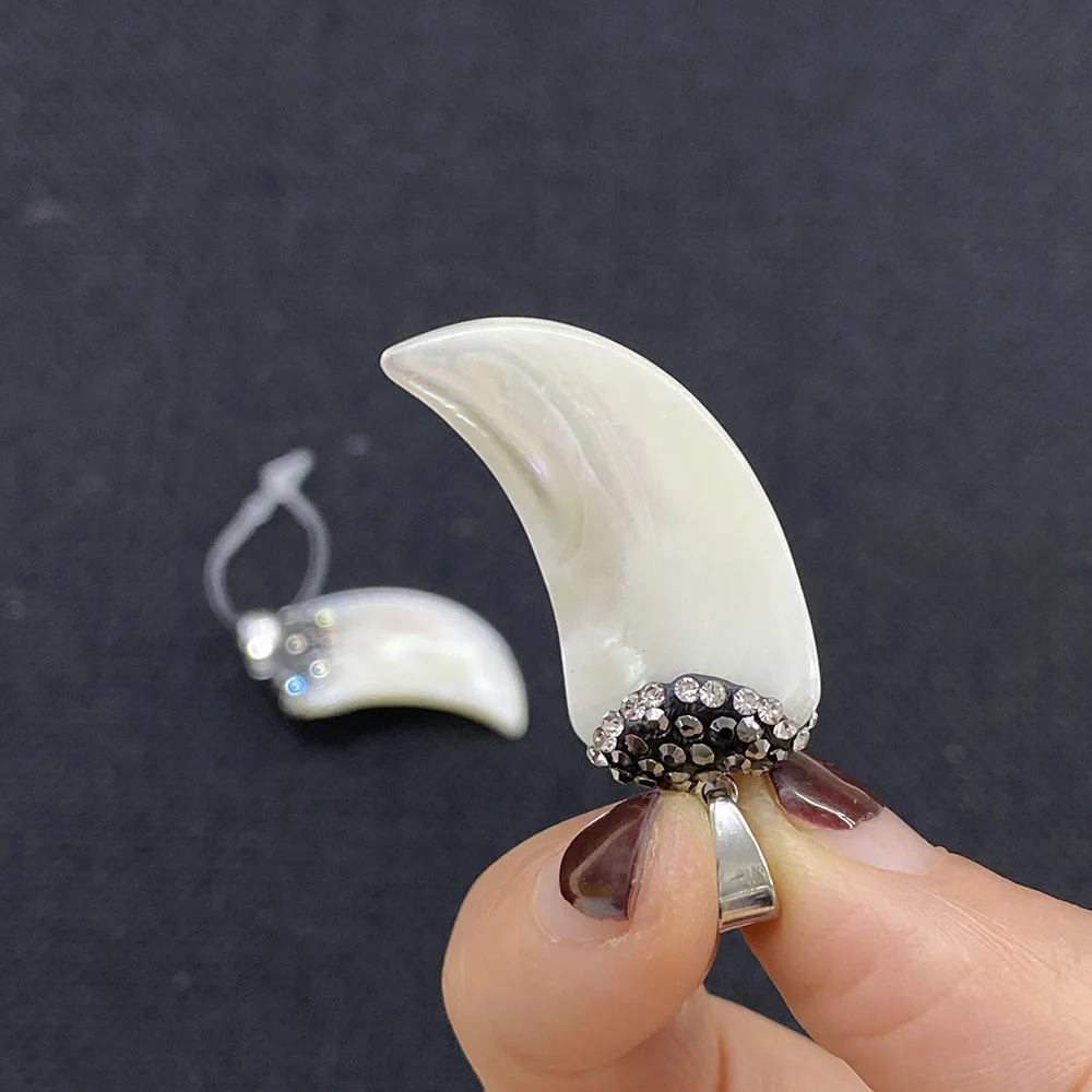 Перламутровая Подвеска из натуральной пресноводной ракушки в форме перца