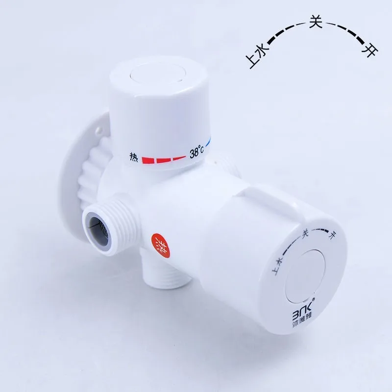 

Wall Mount Shower Tap Wall Mount Hot Cold Thermostatic Mixing Valve Shower Tap Copper Valvula Termostatica Shower Tap LG50LT