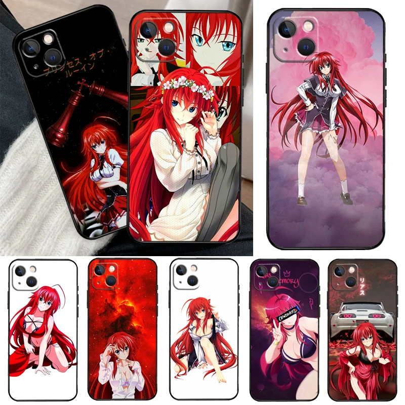 Телефонный чехол Rias Gremory для старшей школы DxD iPhone 11 12 13 Pro XS Max Mini X XR 6 7 8 Plus задний