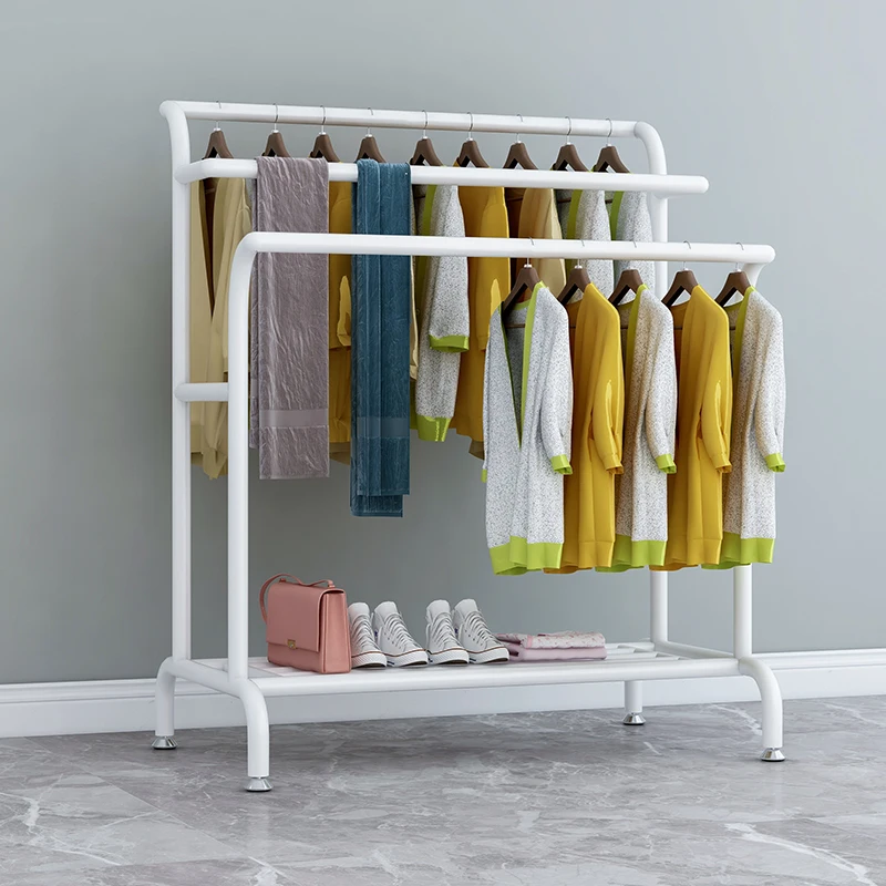 

Living Room Standing Coat Rack Foldable Bedroom Modern Floor Clothes Wardrobes Dressing Multifunctional Estantes Furniture Home