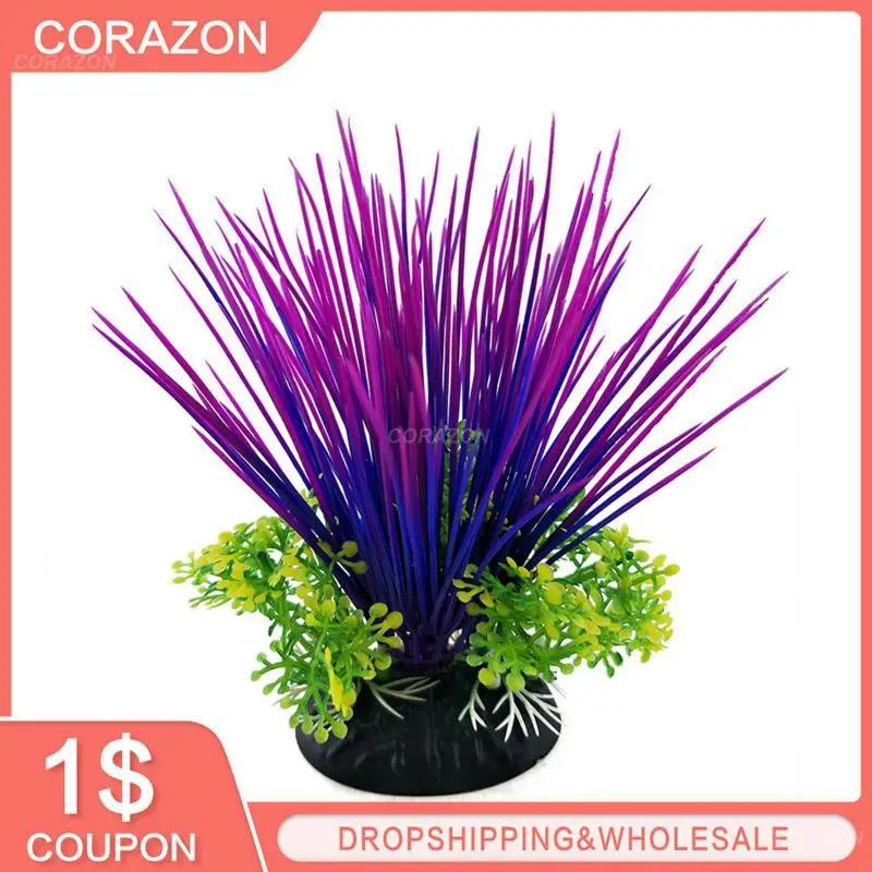 

Pseudoflowers Creative Simulation Vase Ornament Fish Tank Plastic Simulation Aquarium Fish Tank Landscaping Decoration Plants