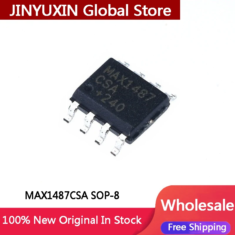 10 шт. Новинка MAX1487ESA + MAX1487 MAX1487CSA чип трансивера SOP-8 в наличии оптовая продажа бесплатная доставка