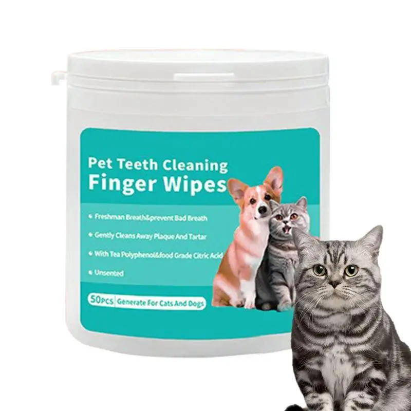 do czyszczenia zębów psa Chusteczki Skuteczne nakładki Zestaw Przenośna rękawica