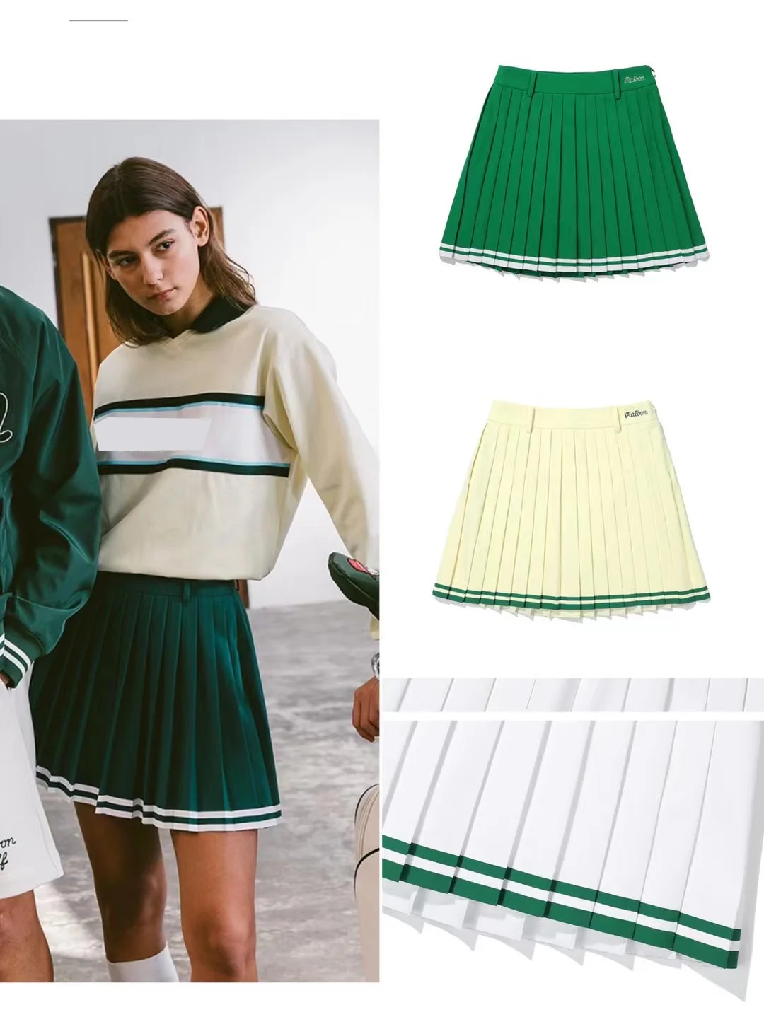 

Golf spring and summer women's skirt outdoor sports leisure pleated skirt refreshing lady's skirt