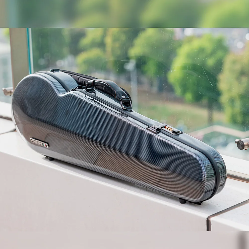 Чехол для скрипки CHRISTINA из углеродного волокна НОВЫЙ стиль черные точки размер 4/4