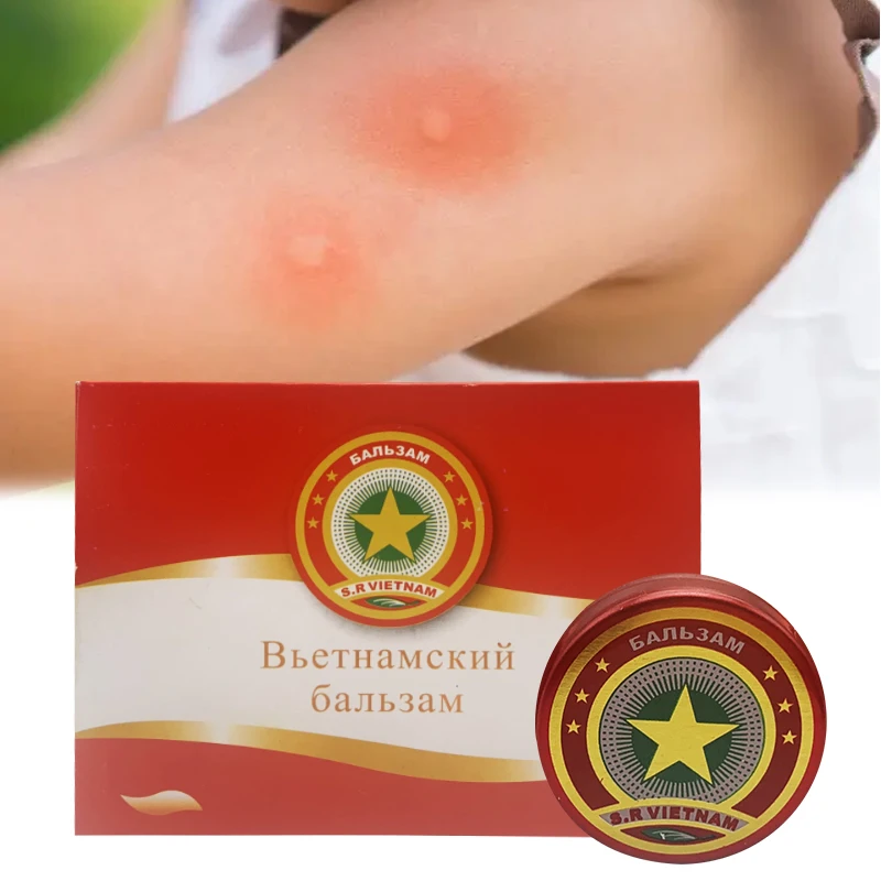 

3PCS Vietnam Gold Tower Star Oil Cooling Cream Menthol Refreshing Relieve Headaches Dizziness Antipruritic Mosquito Repellent