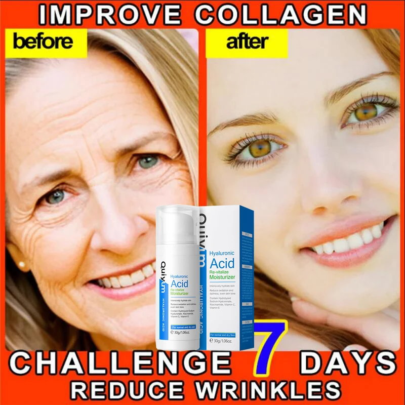 

Instant Wrinkle Remover Cream Lifting Firming Anti Aging Hyaluronic Acid Moisturizing Serum Fade Fine Lines Skin Care Cosmetics