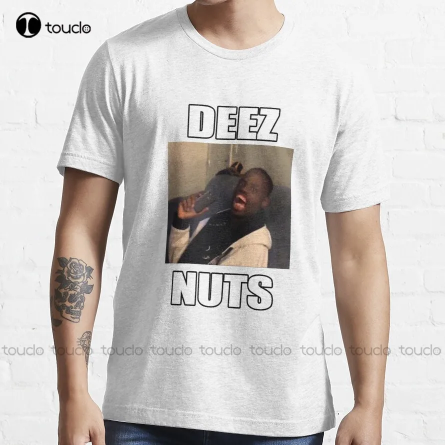 Deez Nuts T-Shirt Tshirt For Women Custom Aldult Teen Unisex Digital Printing Tee Shirt Xs-5Xl Fashion Funny New Cotton