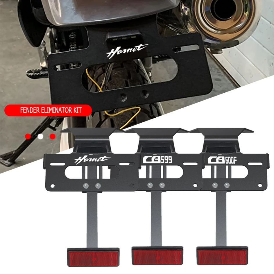 Держатель номерного знака CB 599 600F HORNET фиксатор крыла регистрационный кронштейн