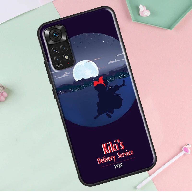 Чехол Kikis Delivery Service для Xiaomi Redmi Note 11 10 Pro Cover 8 9 10S 11S 10A 10C 9A 9C 9T.
