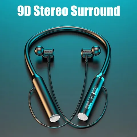 Беспроводные спортивные наушники Bluetooth 5.0  Hi-Fi 9D Stereo