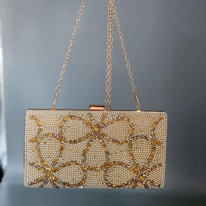 Y2K Women Fashion Handbag Lady Elegant Classic Clover Pattern Funky Metallic Wallets Chic Hasp Design Female Purse