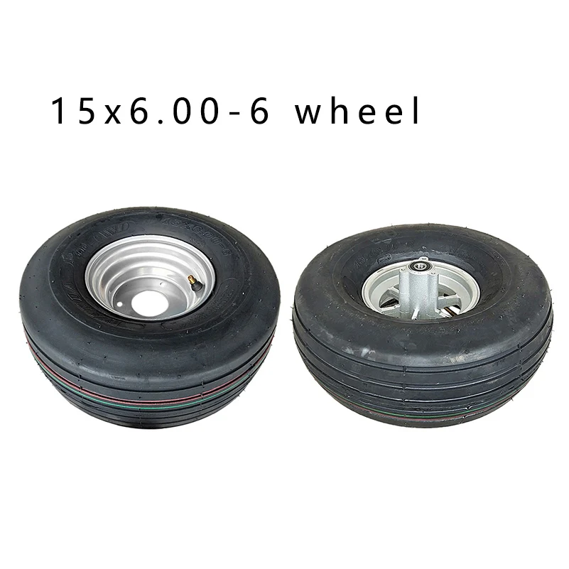 

15x6.00-6 Tyre wheels 15*6.00-6 inch For 168CC Karting Go Kart Motorcycle Wheel Rim With Tubeless Tire Wheel Accessories