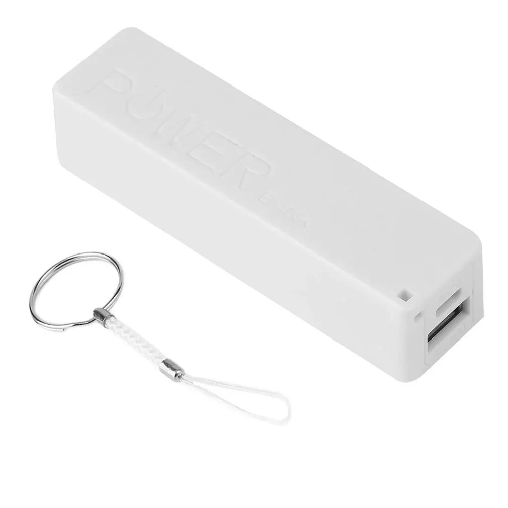 

New 2600mAh Portable Size No Battery Powerbank 1*18650 Battery External Backup Battery Charger Power Bank Case For Smart Phone