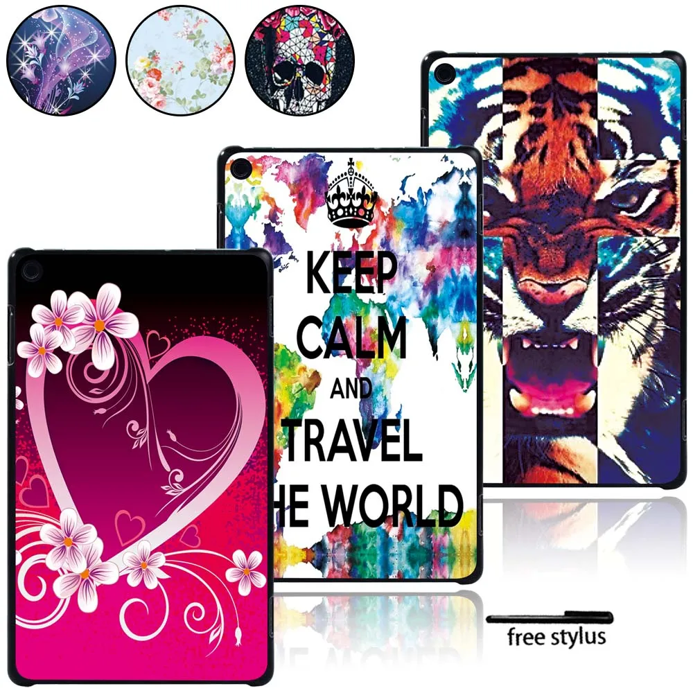 

Для Amazon Fire HD 8 Plus/HD 10m 5th/7th/9th Gen /7 5th/7th/9th Gen/HD 8 gen противоударный чехол для планшета + стилус