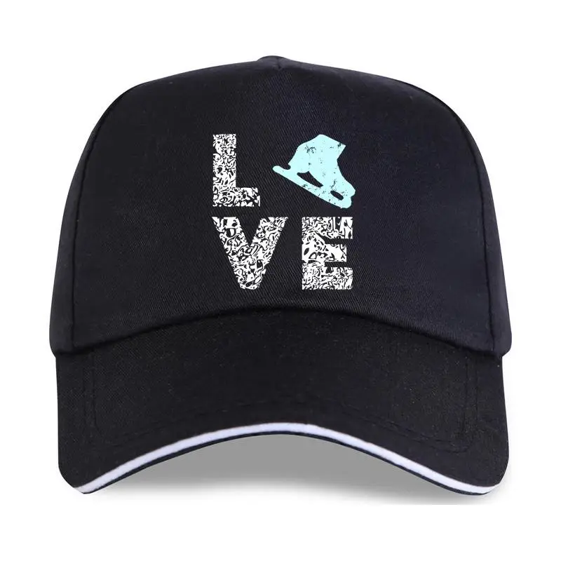 

New Ice Skating Shoes Figure Skating Ice Skater Gifts-Men's Baseball cap-Black