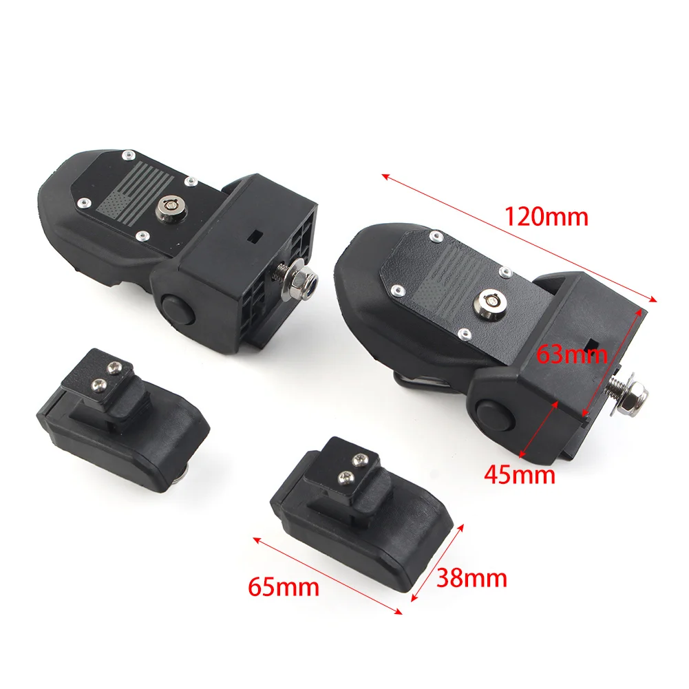 1Pair Black Auto Engine Lock Hood Latches Catch For Jeep Wrangler JL 2018-2023 Gladiator JT 2018-2022 Car Accessories
