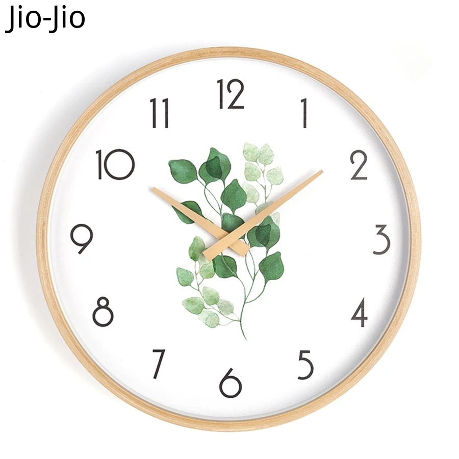 

Silent Large Wooden Wall Clock Modern Design Wood Led Kids Kitchen Home Wall Watch Shabby Chic Meet Oclock Saat Clocks