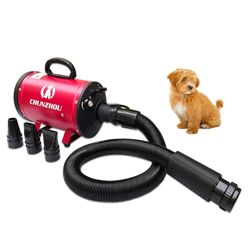 

Hair Dryer for Dogs Hair Grooming Dryer Low Noice Stepless Speed 2400W Strong Power Pet Hair Blower Professional Pet Shop Dryer