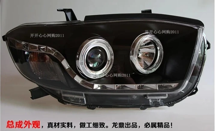 Автомобильный бампер фонарь для Toyota фара highlander 2008 ~ Y аксессуары автомобиля HID xenon