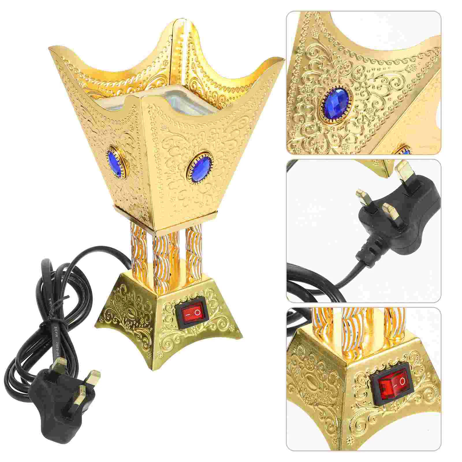 

Metal Burner Plug in Censer Holder Censer Burner Ornament(UK Plug)