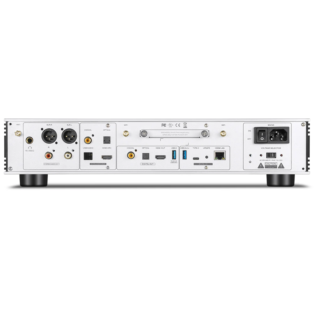 Фото EWEAT 8G + 64G DMP35 Android14 Высококачественный музыкальный плеер ESS9068 + XMOS316 Hi-Fi стример-декодер для домашней системы усилителя для наушников №5
