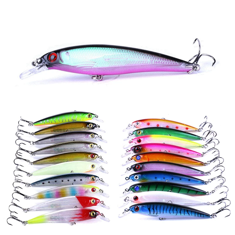 

fake lure 110MM 13.4g Artificial bait for bass perch walleye pike muskie roach trout snook salmon fishing lure