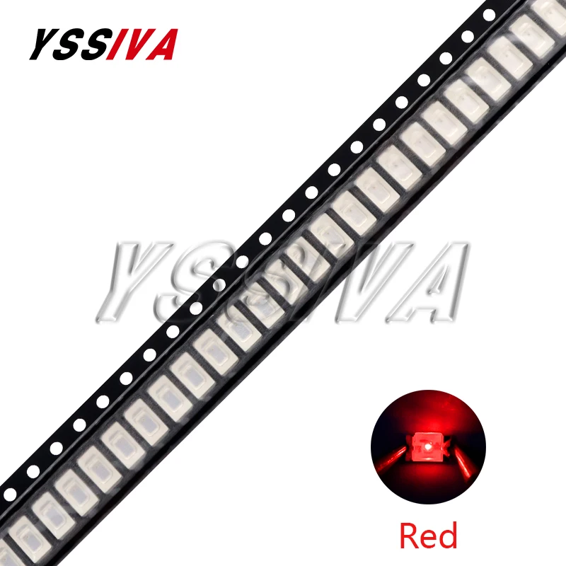 Полный рулон 5050 3528 1210 SMD LED белый красный синий желтый зеленый оранжевый теплый