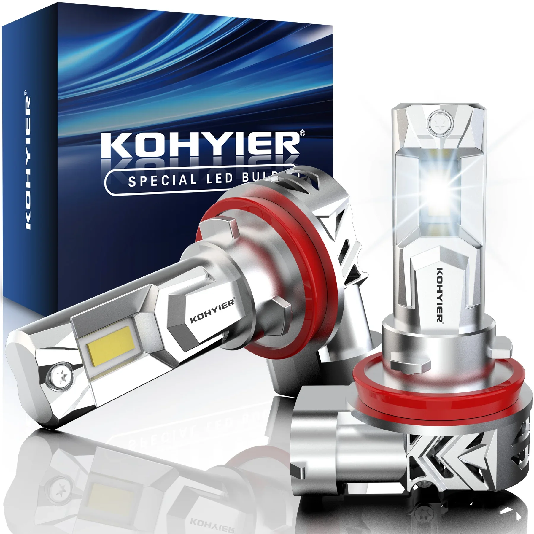 2 шт. Автомобильные противотуманные фары 6500 К 100 Вт лм