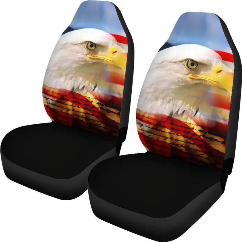 

Чехлы на автомобильные сиденья American Eagle (комплект из 2) -Универсальные Передние Автомобильные и технические чехлы-защита для сидений на зака...