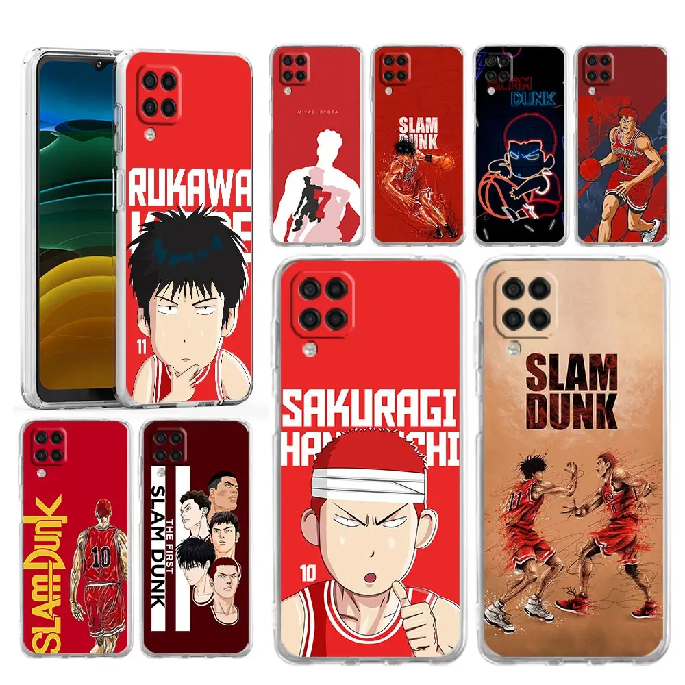 

Case For Samsung Galaxy A13 A23 A33 A53 A73 5G A51 A71 A21S A12 A11 A31 A41 A01 A03s A52 A32 A22 Silicone Cover Slam Dunk Anime