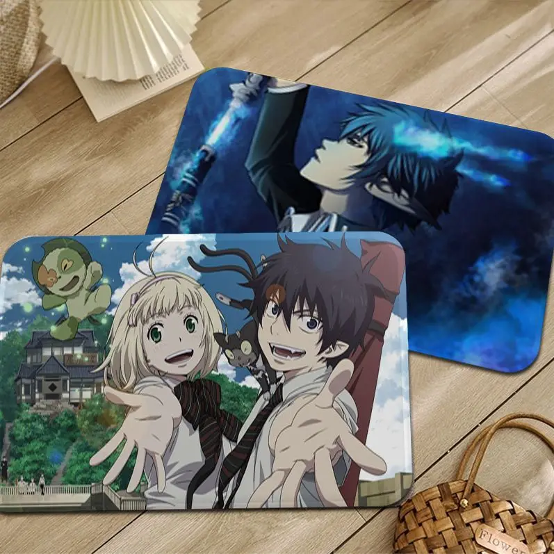 

Blue Exorcist Entrance Door Mat Cheaper Anti-slip Modern Living Room Balcony Printed Bedside Mats