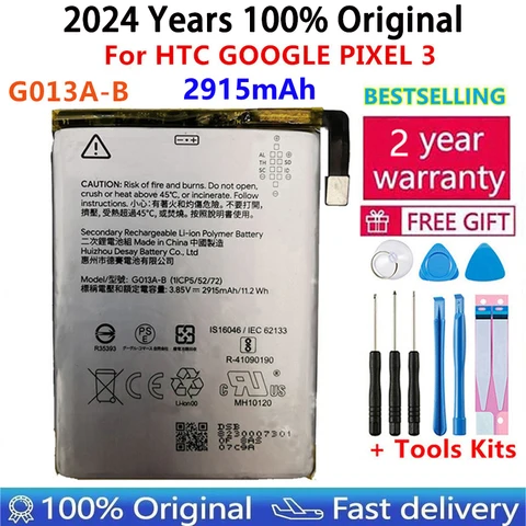 100% Оригинальный Новый аккумулятор для HTC GOOGLE 2 2B PIXEL 3 Pixel3 XL 3XL 4XL Pixel4 XL PIXEL 4 4A 5A 5 5G 6 Pro Nexus S1