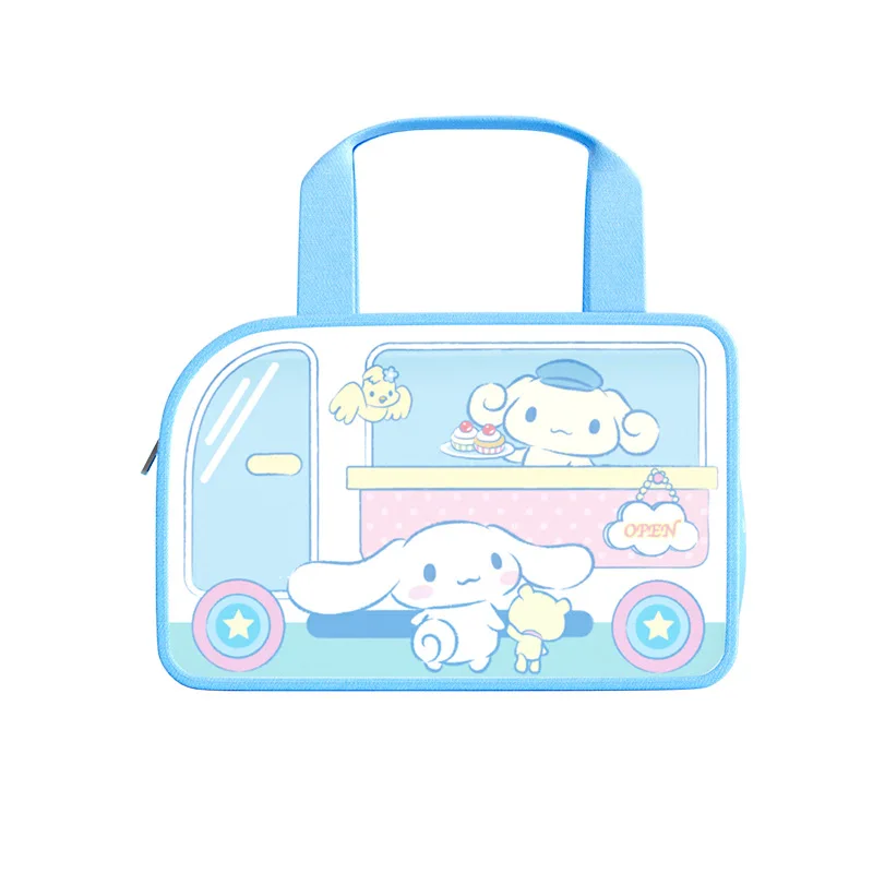 

Kawaii Sanrios Cinnamoroll креативная дорожная сумка для автобуса мультяшное аниме портативная ручная сумка-мессенджер